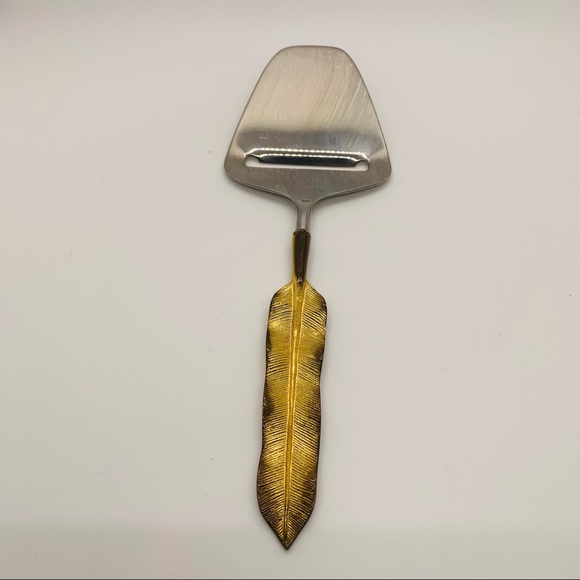 NWOT Gold Plated Cheese Knife Set - Picture 4 of 5